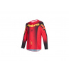 dres SUPERTECH SCENZ YOUTH, ALPINESTARS, dětské (červená/černá/žlutá) 2026 XL