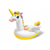 Nafukovací zvířátko INTEX jednorožec RIDE ON, bílá