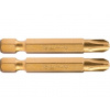 FORTUM-KITO hrot krížový Pozidriv, sada 2ks, PZ 1x50mm, titán. úprava, S2 4741381