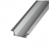 Brolux Hliníková lišta Basic Zápustná, anodizovaný profil pre LED pásiky do 12mm, 2m, 1ks