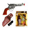 Rappa Kovbojská pištoľ s puzdrom a zvukom 2 druhy