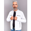 Max Original Leather Pánska kožená bunda MOTI-2 white/black (2XL 54-56) - White/black - 2XL