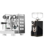 Rocket Espresso Appartamento, white + Eureka Mignon Specialita, CR black