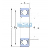 SKF W 61801-2RS1 nerezové kuličkové ložisko