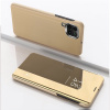 Knižkové puzdro Electroplating Mirror na Huawei P40 Lite - Zlatý