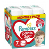 Pampers Pants 7 (17+ kg) 114 ks - mesačné balenie