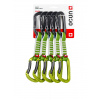 Lezecké expresky Ocun Falcon QD Zoom PA 15/22 12 cm 5-pack - green