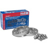 H & R rozširovacie podložky so šírkou 2 × 20 mm pre BMW rad 5 E60/E61, strieborné, bez skrutiek