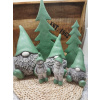 Sada Dwarfs Dwarfs Dwarfs Gnomes s trblietkami (Sada Dwarfs Dwarfs Dwarfs Gnomes s trblietkami)