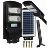 Inteligentné pouličné svietidlo 100 W 2000 lm na solárne napájanie (Solárna pouličná lampa LED, silná, súmrakový pohybový senzor, lampáš 100W=1000W)
