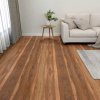 vidaXL Samolepiace podlahové dosky 20 ks PVC 1,86 m² hnedé 330137