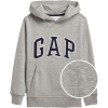 GAP V-NEW CAMPUS LOGO HOOD sivá,čierna Chlapčenská mikina XS