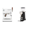 Ascaso Steel DUO PID PLUS, White&Wood + ECM V-Titan 64, anthracite