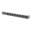 DIGITUS Digitus DN-95410 prídavné napájanie 2 m 8 AC zásuvky/AC zásuviek Čierna (DN-95410)