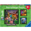 Puzzle Ravensburger puzzle 056217 Minecraft Biomes 3x49 dielikov (4005556056217)