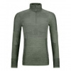 Ortovox 230 Competition Zip Neck W arctic grey XS; Zelená triko