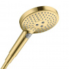 Hansgrohe Raindance Select S Sprchová hlavica 120, 3 prúdy, EcoSmart, leštený vzhľad zlata 26531990-HG