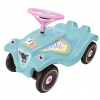 BIG auto Bobby Car Classic Unicorn ekologické tyrkysové s klaksónom a trendy nálepkami