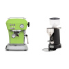 Ascaso Dream ONE, Fresh Pistachio + ECM V-Titan 64, anthracite