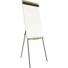 Rocada flipchart NAT0610 (š x v) 700 mm x 1900 mm drevo, dub, Signálna biela (RAL 9003) umývateľný, popisovateľný, výškovo nastaviteľný, vr. odkladacie; R061070
