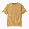 Pánske tričko Patagonia Boardshort Logo Pocket Responsibili beeswax tan