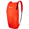 Batoh Turistického batohu Salewa Vector UL 20-40 l pomaranče a červené (Svietidlo svetlomet Petzl Actik Core Green E065AA02)