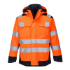 PORTWEST Bunda Modaflame Rain Multi Norm Arc MV70, reflexní POR-MV70ONRS S Oranžová/navy