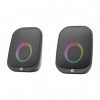 HP reproduktory DHS-2113, 2.0, 6W, čierne, Bluetooth, podsvietené