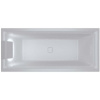Riho Still Square LED obdĺžniková vaňa 170x75 cm biela B100004005
