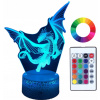 Nočná lampa do detskej izby - 3D LED nočná lampa Názov Game of Thrones Tessarion DRAGON (3D LED nočná lampa názov Game of Thrones Tessarion Smok)
