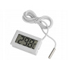 Termometer Vergionic TERMOMETER S ELEKTRONICKOU SONDOU DO VODY IZBOVÝ čierny