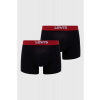 Pánske boxerky LEVI'S® Premium Boxer Brief 2-Pack 37149-0811 Farba: Čierna, Veľkosť: XL