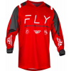 Dres F-16, FLY RACING - USA 2024 (červená/šedá/bílá) L
