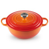 Le Creuset - Liatinový rodinný hrniec okrúhly s pokrievkou 26cm/4,1l - La Marmite oranžový