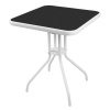 LINDER EXCLUSIV Záhradný stôl BISTRO MC33081WB – 60 x 60 x 70 cm - biely/čierny