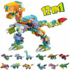 KOCKY DINOSAURY FIGURKY ZVIERATÁ SADA DINOSAUR TYRANNOSAUR 12v1