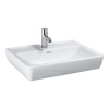 LAUFEN Pro závesné umývadlo s otvorom, s prepadom, 550 x 480 mm, biela, H8189510001041