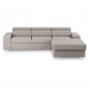 MID.YOU ROZKLADACIA ROHOVÁ POHOVKA, textil, krémová - Sedačky - 000682004001