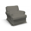Dekoria Poťah na kreslo Barkaby, šedá, Poťah na kreslo Barkaby, Etna, 161-25