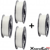 AKCIA 3+1 ZADARMO - XtendLAN PLA filament 1,75mm biely 1kg