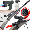 LOVECKÁ PUŠKA NA GUĽKY 6 MM SNIPERKA ASG + PIŠTOĽ GRANÁTOVÁ GUĽKA