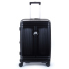 Veľký cestovný kufor na kolieskach polycarbon TSA 100l Airtex 649 čierna