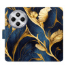 Flip pouzdro iSaprio na mobil Xiaomi Redmi 14C / Poco C75 - GoldBlue s kapsičkami na karty (Knížkové flipové pouzdro iSaprio pro mobil Xiaomi Redmi 14C / Poco C75 - GoldBlue - elegantní obal s kapsami