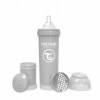 Twistshake Anti Colic pastelovo sivá 330ml