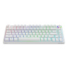 MECHANICKÁ KLÁVESNICA SAVIO WIRELESS PHENIX WHITE GATERON RED PRE ABS NEPLATÍ