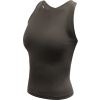 Dámský funkční crop top SENSOR Infinity Eco zelený Velikost: S, Barva: Zelená