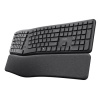 Trust Keyra Ergonomic multidevice wireless keyboard - Black US 25459 - Ergonomická bezdrôtová klávesnica