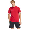 Adidas Pánské tričko Entrada 26 Tee červené JZ6676 2XL