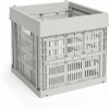 Úložná prepravka Hay Colour Crate Cube, sivá