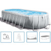 INTEX PRISM FRAME Oválny bazén 610 × 305 × 122 cm s filtráciou 220–240V 26798NP